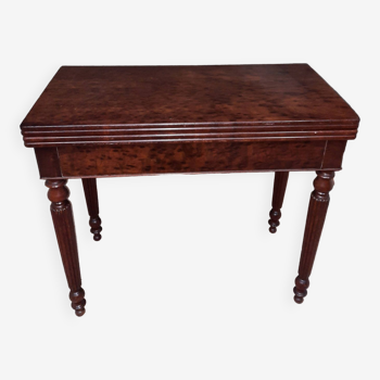 Louis Philippe mahogany game table