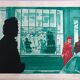 Original silkscreen signed by Gérard FROMANGER, The painter and the model: vert véronèse, 1974