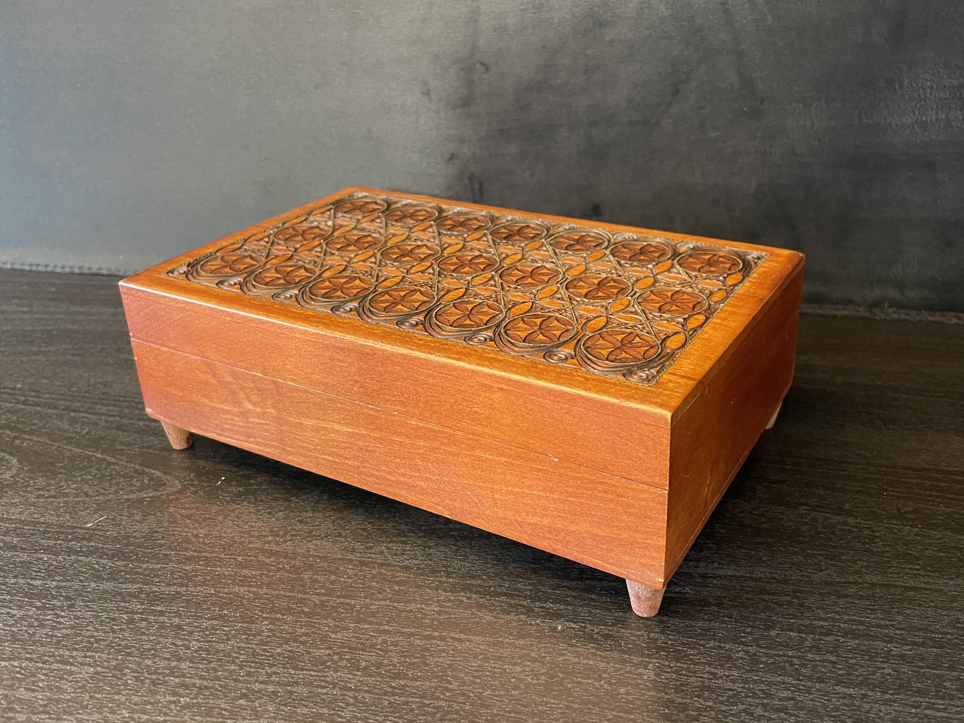 "Music box 'Flowers of Life' by the brand Reuge (1970, Switzerland)"