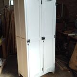 Old Parisian wooden locker room/wardrobe