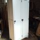 Old Parisian wooden locker room/wardrobe