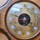 Vintage thermometer - wooden barometer