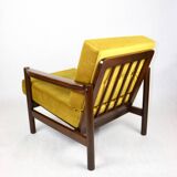 Fauteuil Vintage en Olive Jaune, 1970s