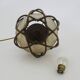 Bedside lamp, table lamp in rattan, bamboo Louis Sognot. 50s