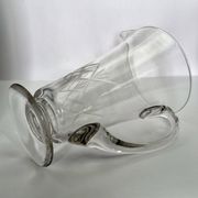 Cut crystal water jug from Fains – 21 cm – vintage