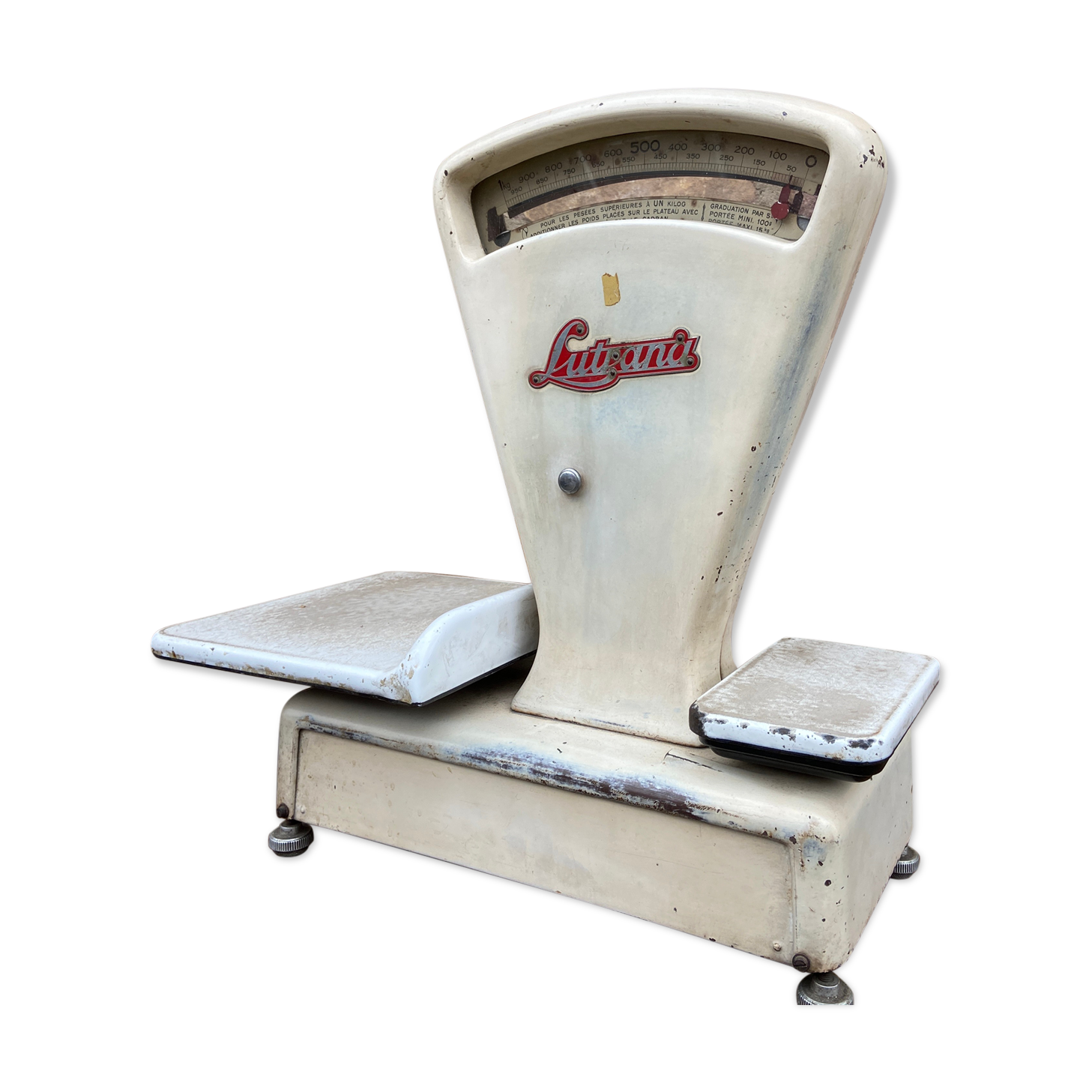 Balance d’épicier ancienne lutrana vintage 1920