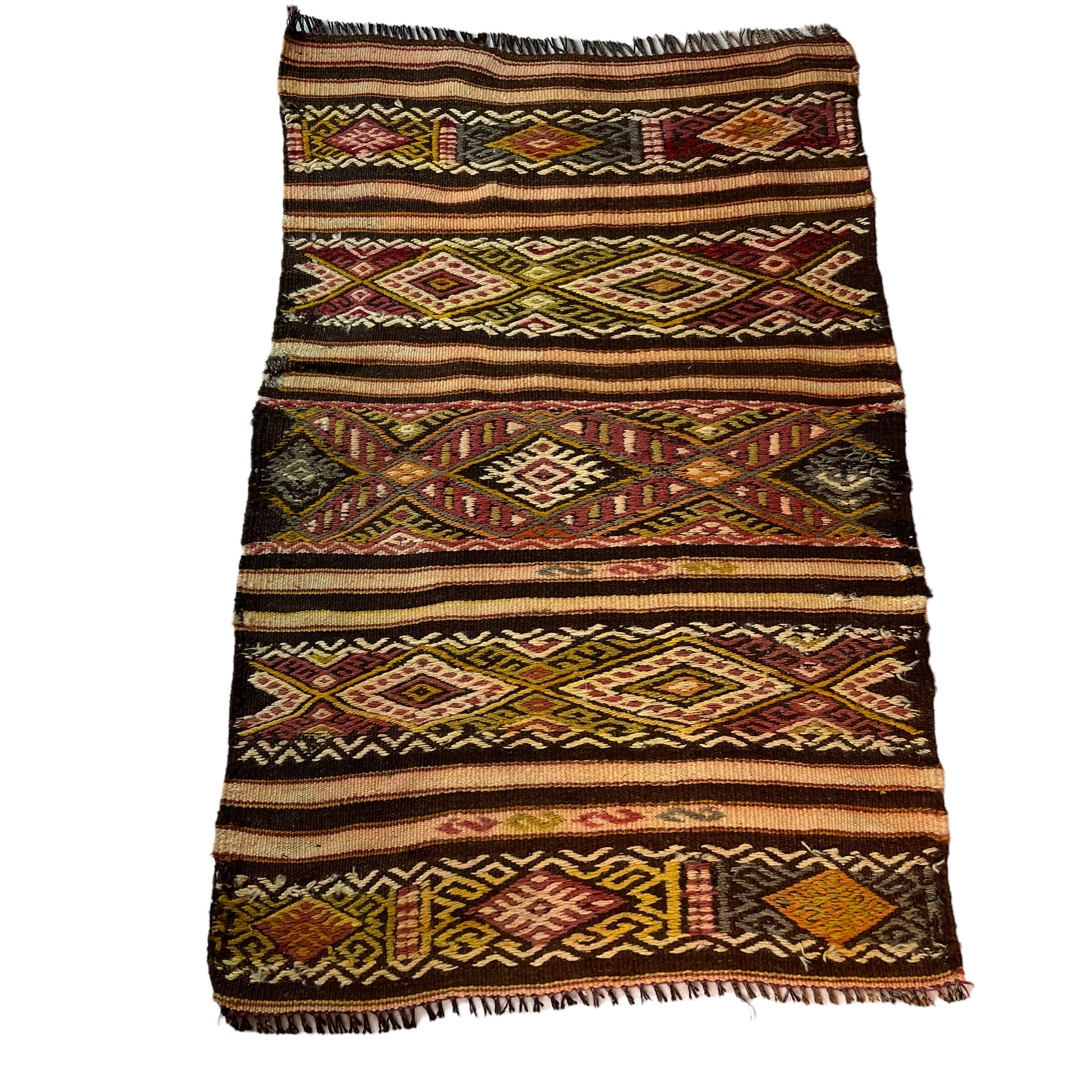 Vintage turkish kilim rug , 100 x 63 cm