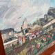 Grand tableau Les Halles de Paris pierre gogois