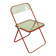 Red Plia Lucite folding chair by G. Piretti for Castelli Italy