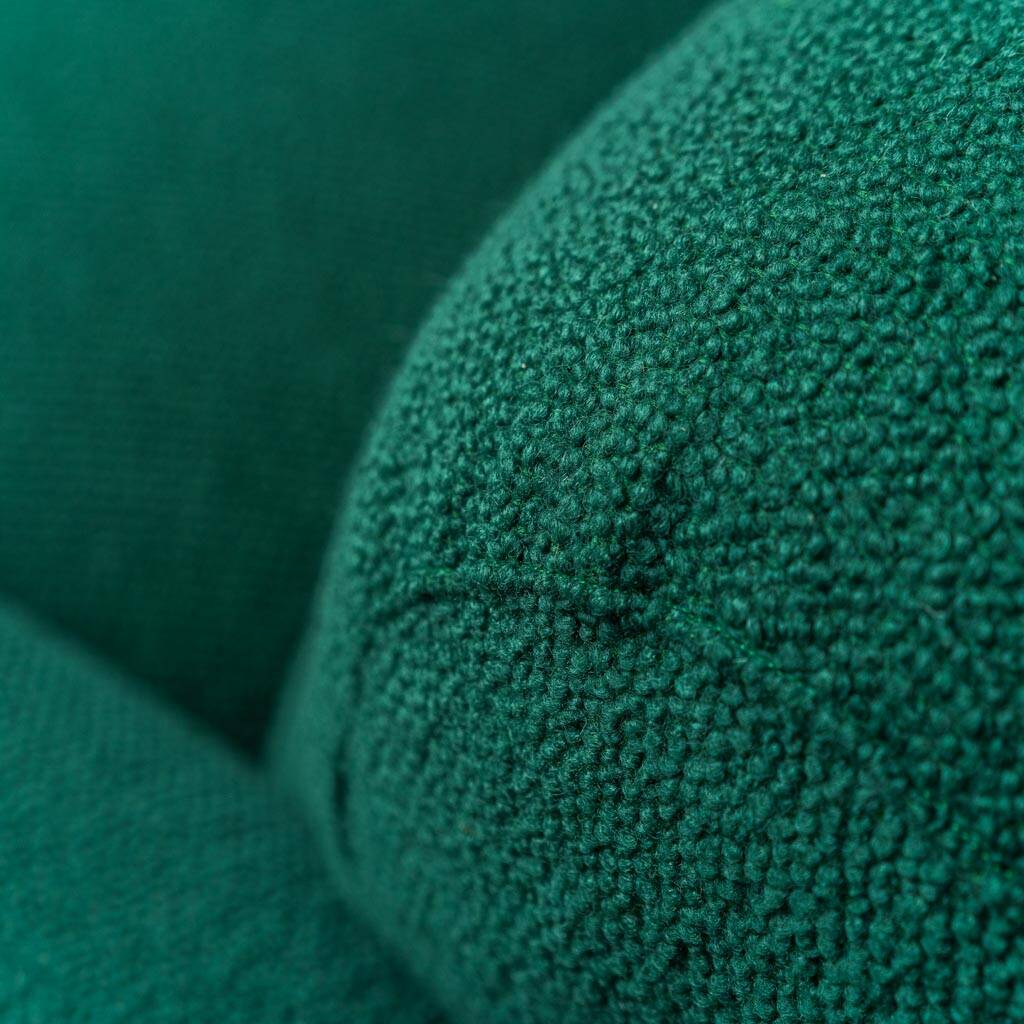 COPPIA DI POLTRONE IN TESSUTO VERDE ANNI ’70 VINTAGE MODERNARIATO