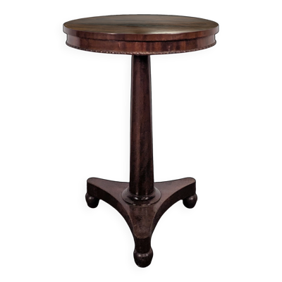 Gueridon tripode en acajou de style Empire