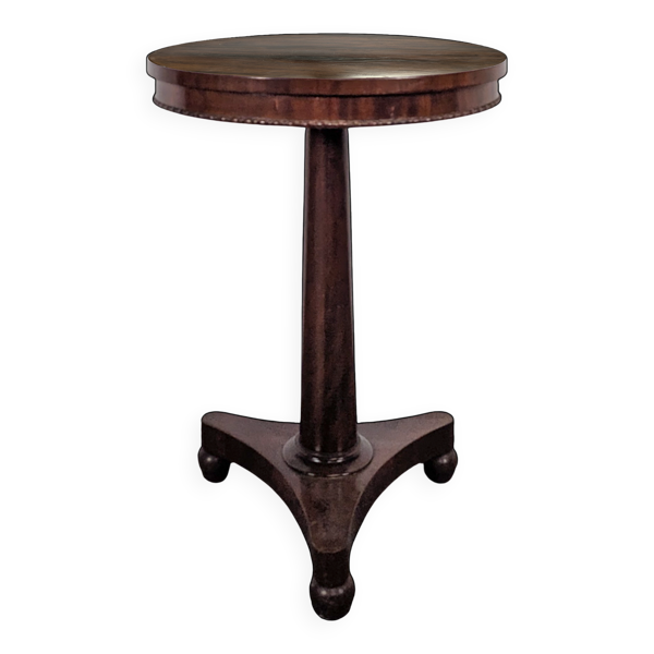 Gueridon tripode en acajou de style Empire