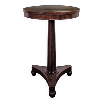 Gueridon tripode en acajou de style Empire