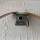 Pair of wooden sconces Lucid 1980