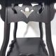 Art nouveau fifth wheel with three levels in black