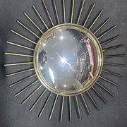 old Witch's Eye Sun Mirror burnished brass