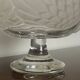 Moulded glass swan bowls