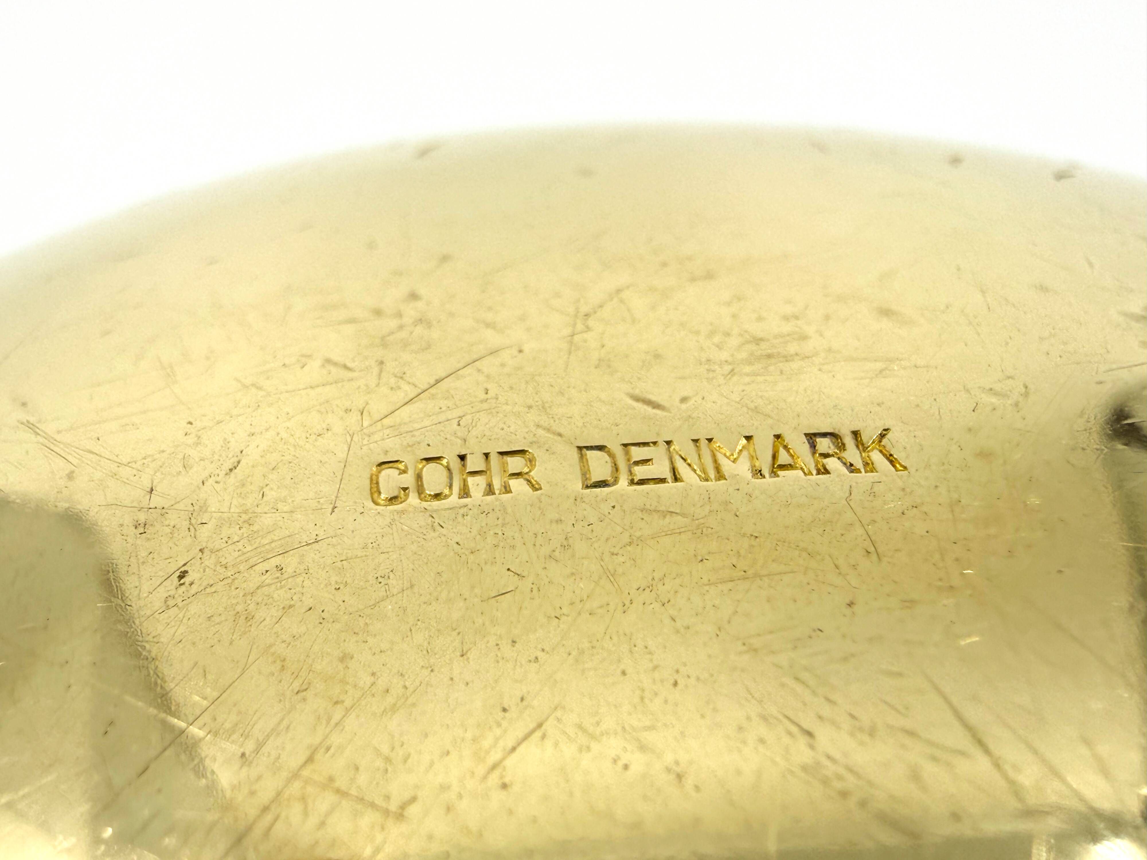 Modernist ashtray "the smile" • Hans Bundle for Carl Cohr • Denmark 50s