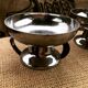 Lot de douze coupes anciennes en inox