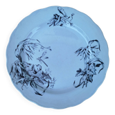 Very rare old ironstone plate