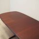 Table en acajou, design danois, années 1990, fabricant : Skovby
