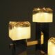 Table lamp with Murano glass shades by Gaetano Sciolari