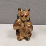 Beautiful ceramic bear by Arne Ingdam. Denmark, 1960s-70s.