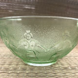 Green glass Breton bowl