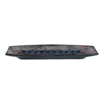 Plat en céramique, design danois, années 1960, designer : Marianne Starck