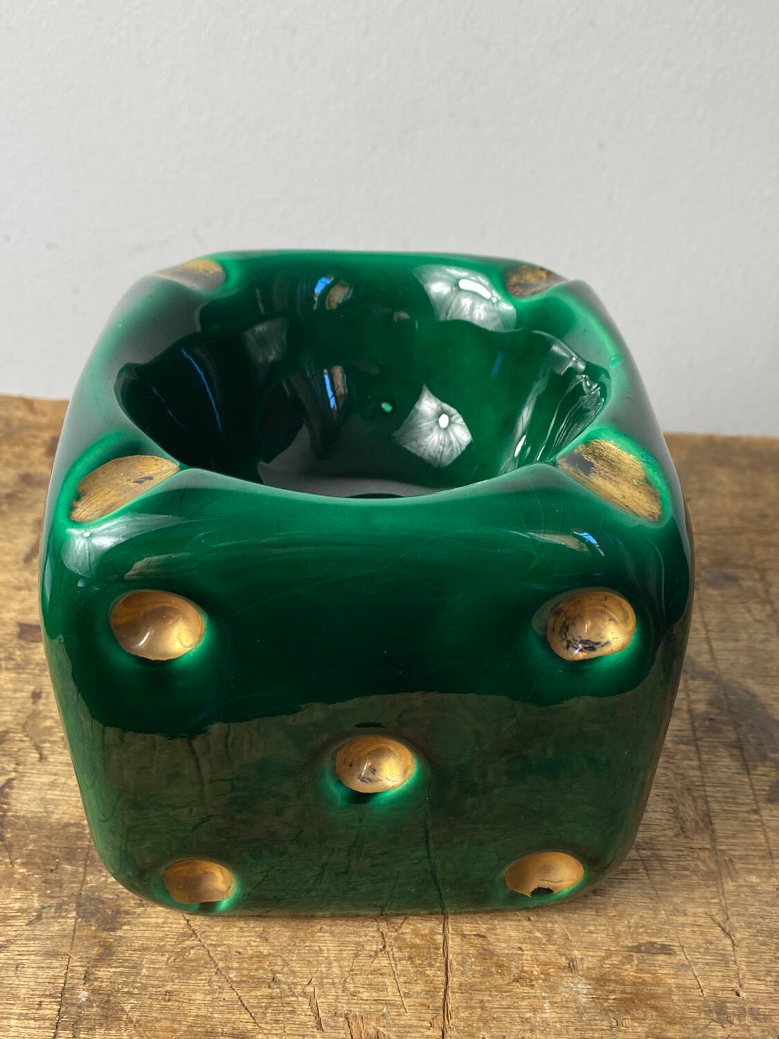 Ferlay Vallauris ceramic “big dice” ashtray