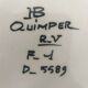Plate hb quimper boat la madame 1678 rv f1 d5589 lisere bleu