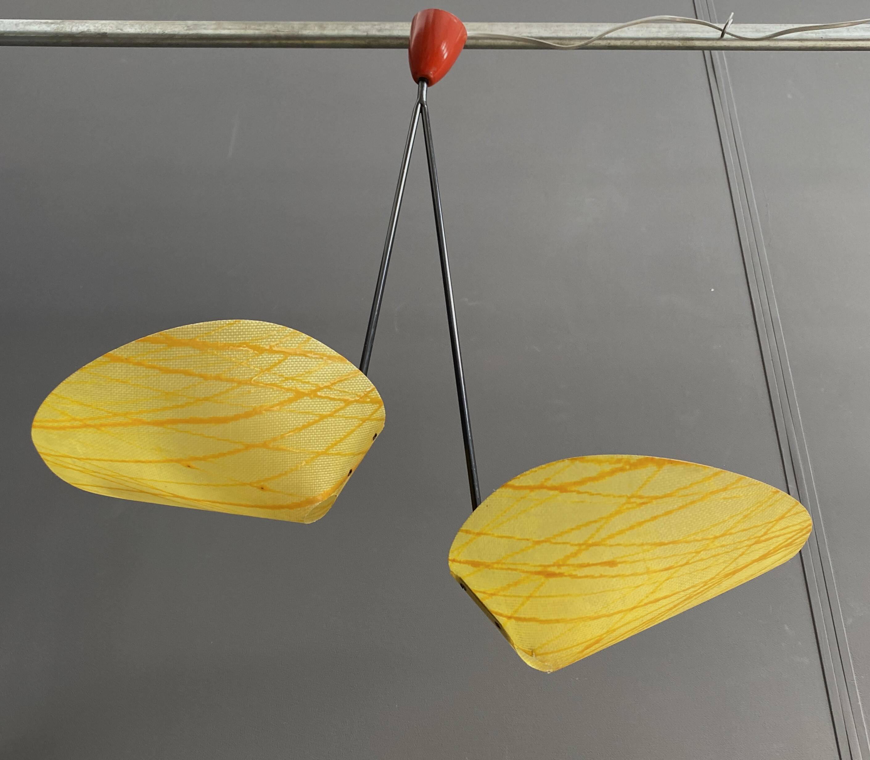 Josef Hurka pendant lamp model 1210 for Napako 1960s