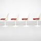 4 chaises"tulipe" par Eero Saarinen pour Knoll International, 1960