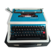Underwood 315 blue typewriter