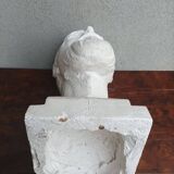 Pascal Boureille (1909-1999) Bust sculpted in plaster Male doctor