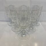Set of 6 Luminarc Lance white wine glasses