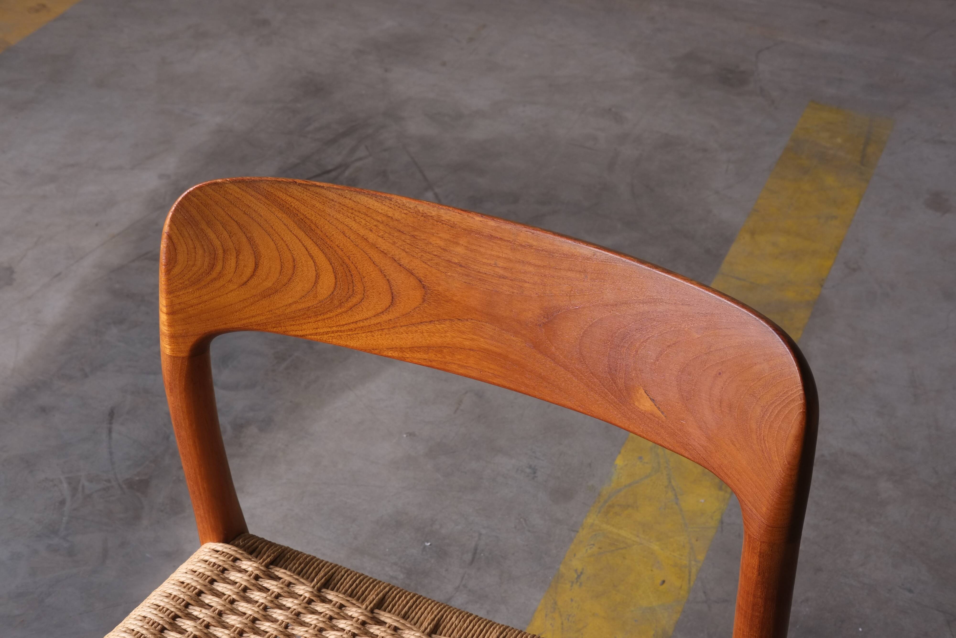 Niels O. Møller model 75 dining chair