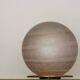 Large satin and corroded Murano glass table lamp Swirl by VeArt, 1980s.