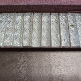 12 Antique glass knife holders with their original Lead Crystal box