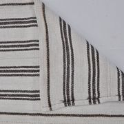 Vintage Anatolian Striped Hemp Kilim Rug, Reference 3665