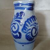 2 antique stoneware pitchers