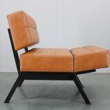 1970s Brevetti IPE Set Of Three RARE Convertible Lounge Chairs, Italy