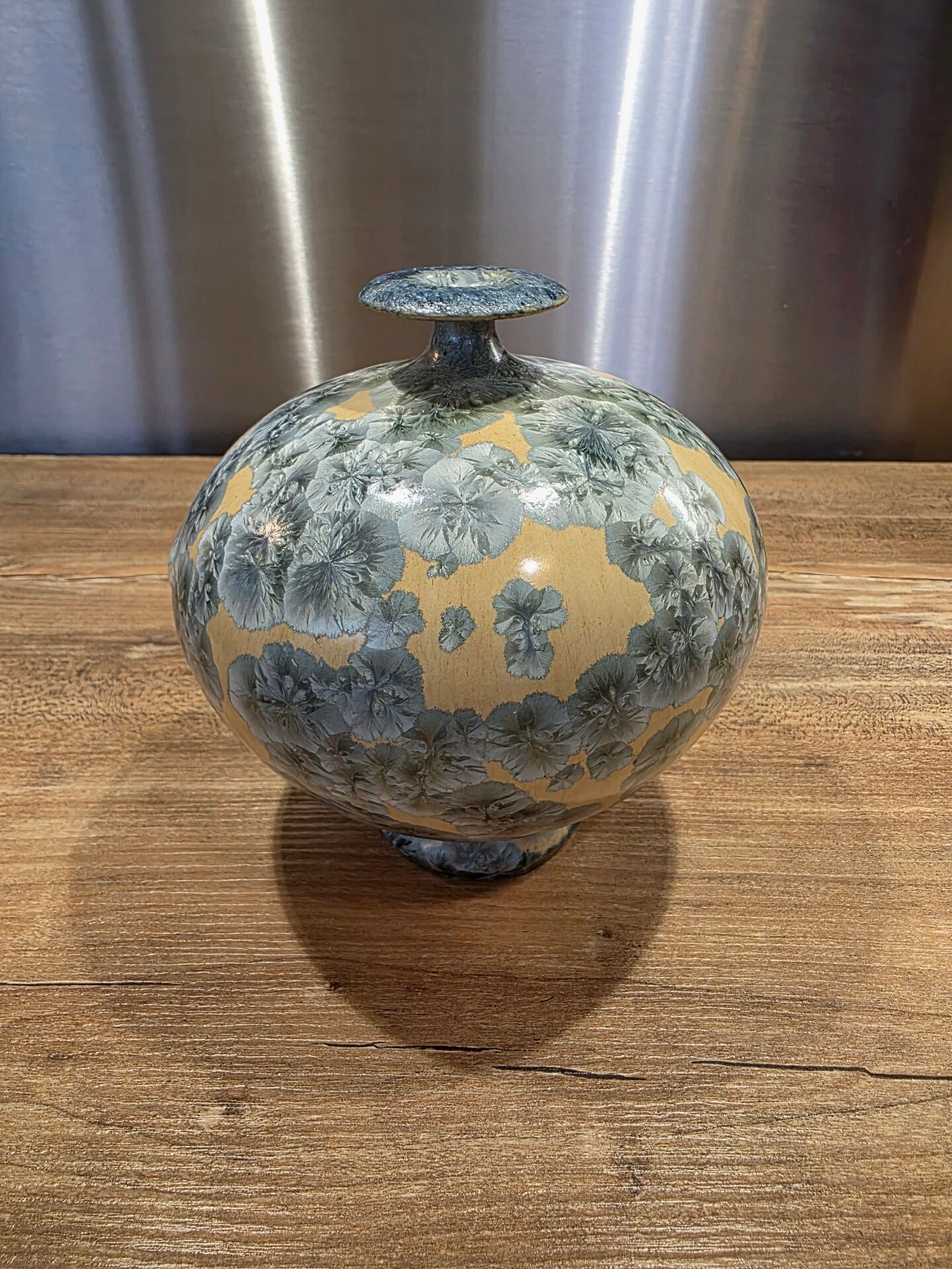 Round vase soliflore Marius Bessone (Vallauris) RARE