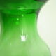 Thick glass vase from Italy, vintage.