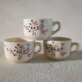 3 cups of Lunéville iron earth