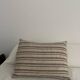 Vintage striped cushion