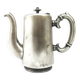 Hotel coffee pot, Eclecticism, silver-plated brass, Poland, 1920s.