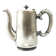 Hotel coffee pot, Eclecticism, silver-plated brass, Poland, 1920s.