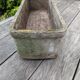 Old fibrecement planter in Eternit style.