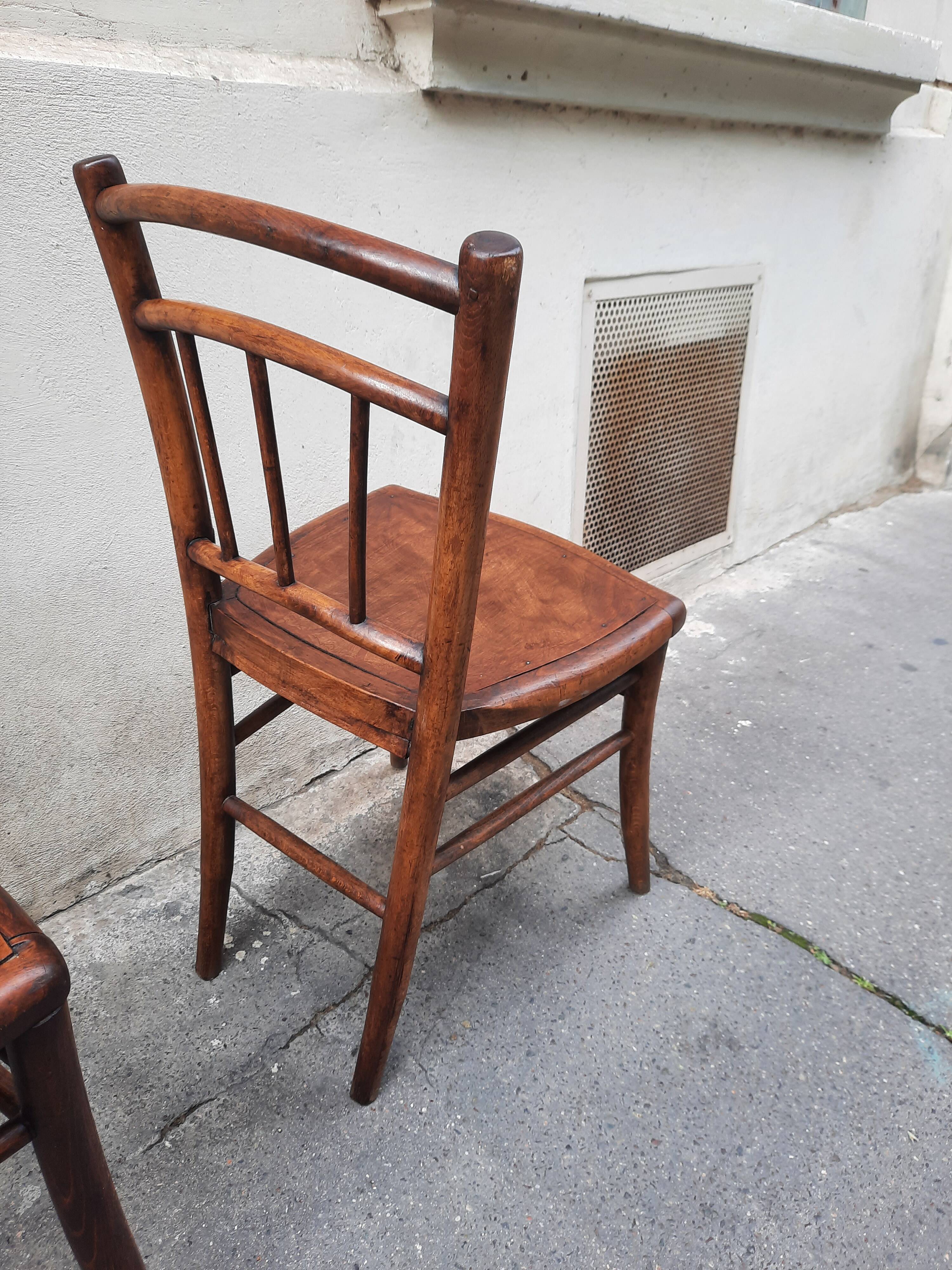 Pair of bistro chairs